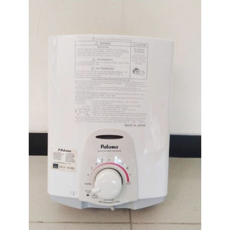 Jual Water Heater PALOMA (LPG) All type Made in JapanGARANSI 2 BULAN
