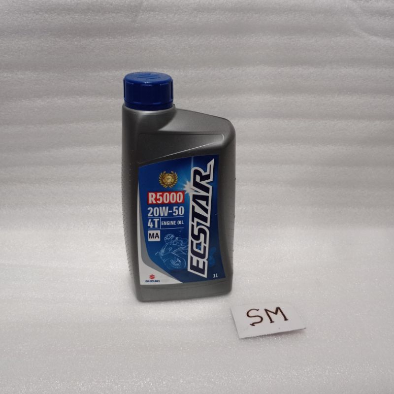 Jual Oli mesin ECSTAR Suzuki R5000 20W/50 4T 1L dan 800 ml asli ...
