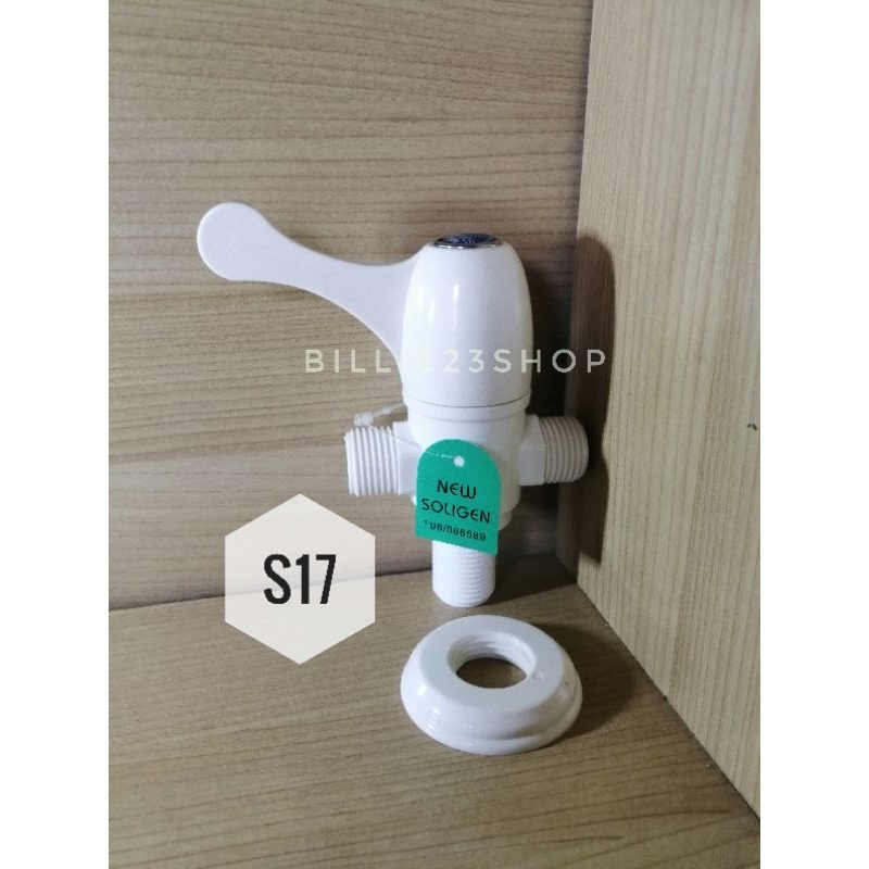 Jual Kran T Shower Pvc Tebal Stop Kran Soligen S Shopee Indonesia