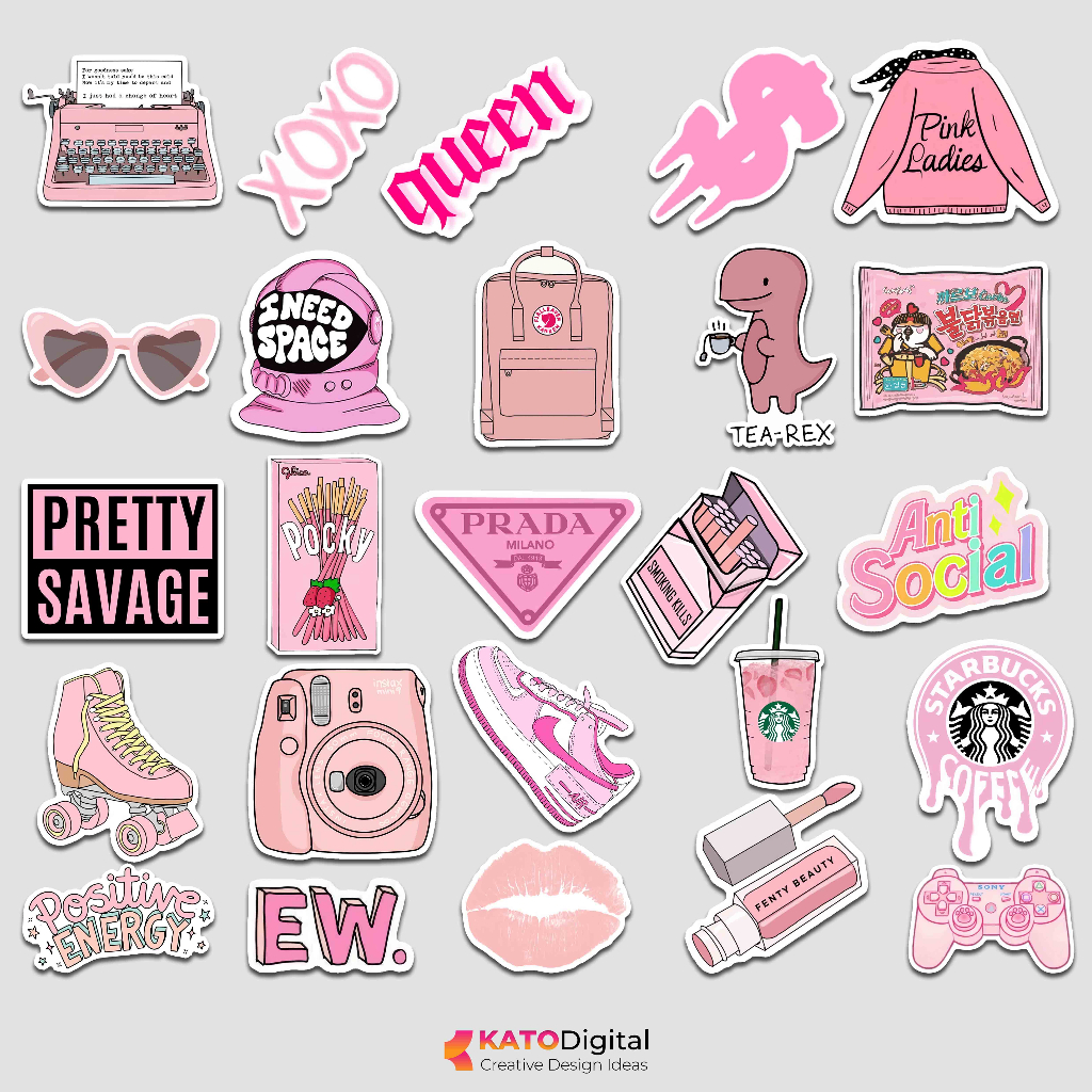 Jual Stiker Tumbler Vinyl Anti Air Laptop Case Hp Ipad Diary Jurnal