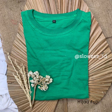 Kaos Polos Lengan Pendek Cotton Combed 30s Unisex Pria Wanita KPP007