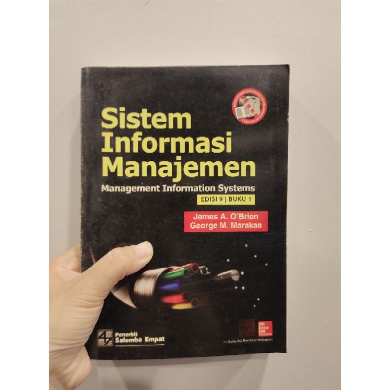 Jual Sistem Informasi Manajemen Edisi 9 Buku 1 James A.O'brien | Shopee ...