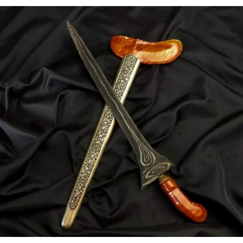 Jual Keris Tilam Upih Tri Pamor Langka Tangguh Tuban | Shopee Indonesia