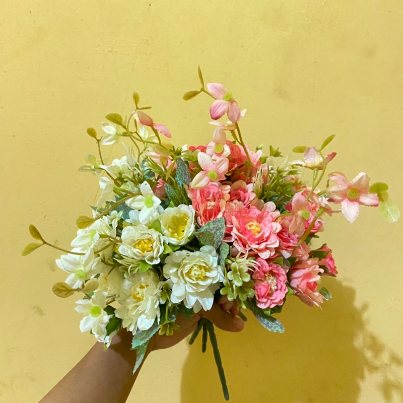 Jual Bunga Peony Replika (Bunga Hias Buket) | Shopee Indonesia