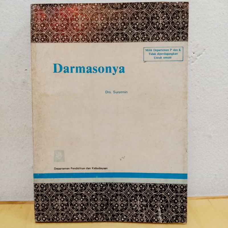 Jual Original Novel - Darmasonya | Drs. Suratmin | Shopee Indonesia