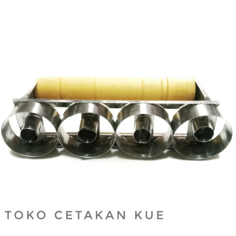 Jual Cetakan Kue Kering Cutter Rangkai Motif Kotak Gerigi Kotak Polos ...