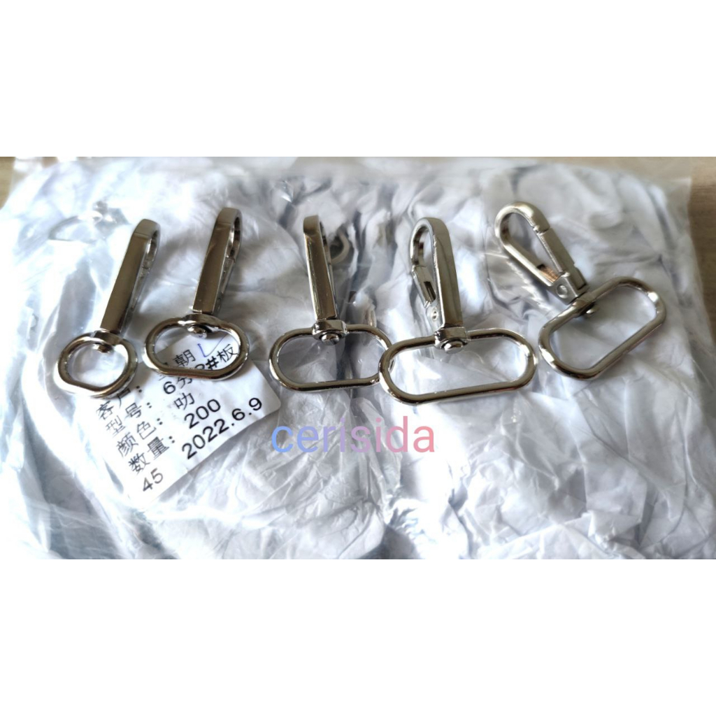 Jual KAIT/ CANTOLAN /TAS CODE 12 (PER SATU PCS) BESI NIKEL | Shopee ...