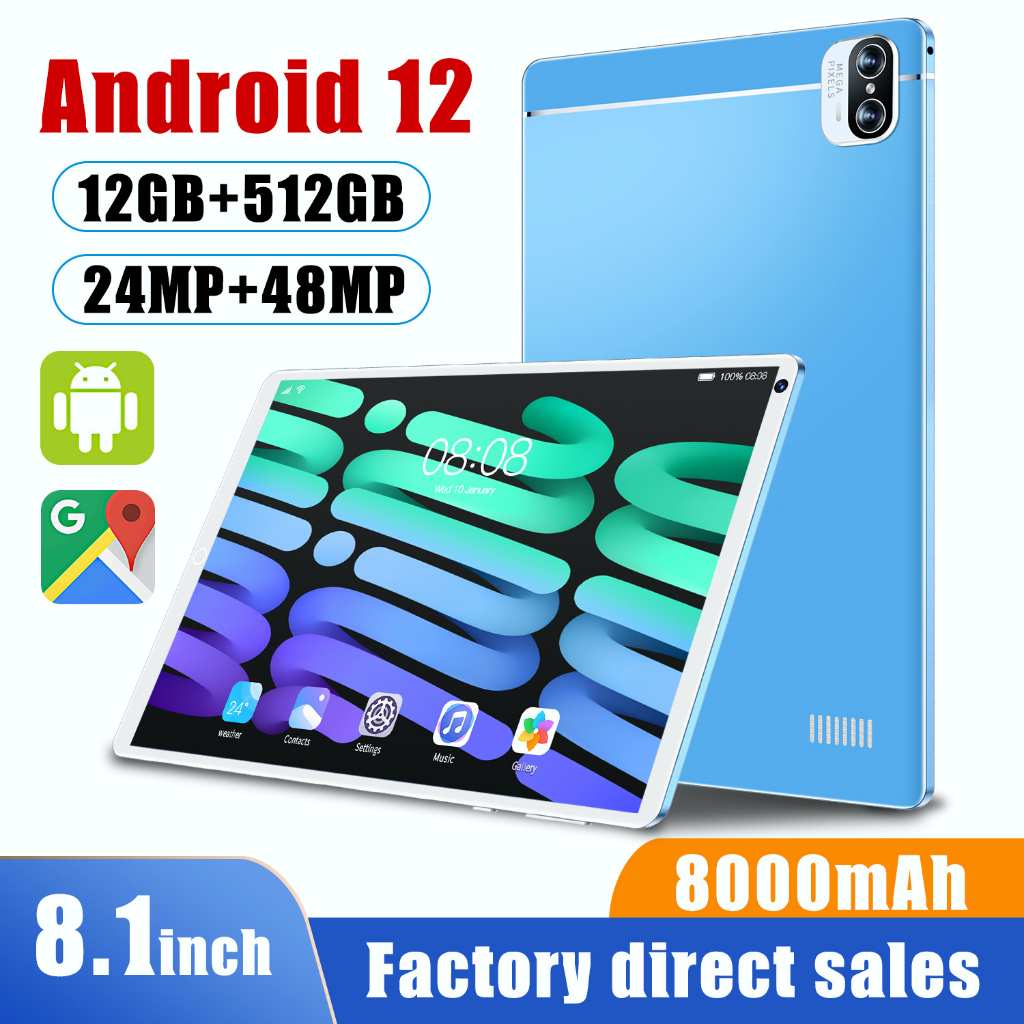 Jual Tablet Murah Baru 5G Tablet Pro 11 12 GB + 512 GB 8.1 Inci 10.1 ...