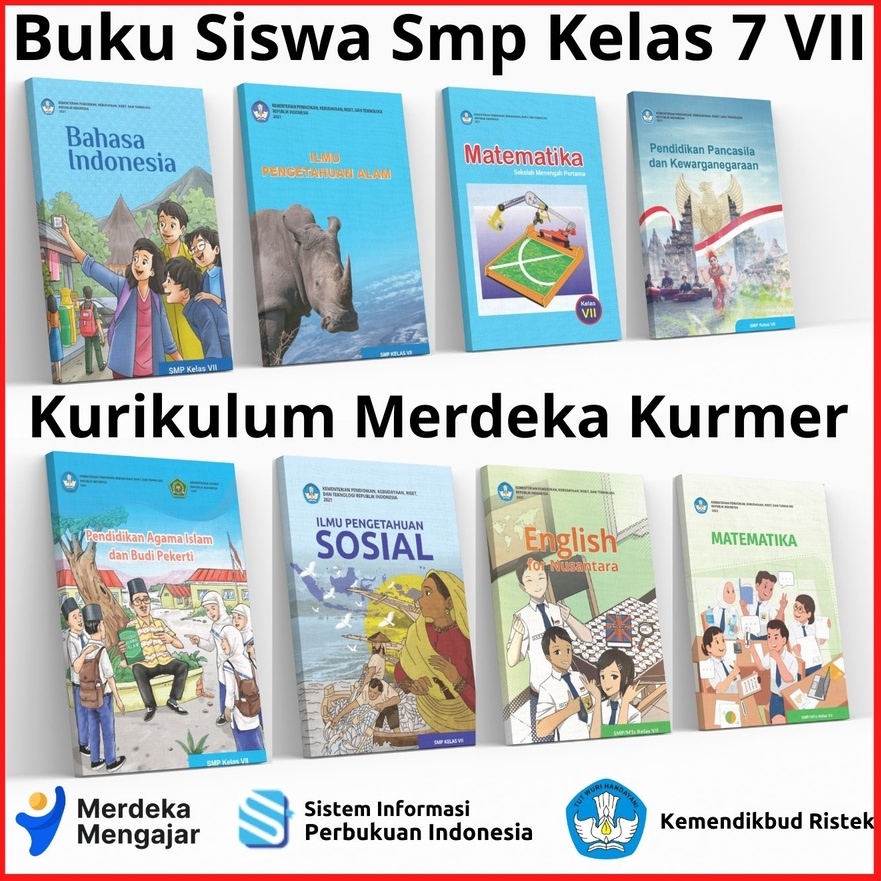 Jual Buku Siswa Paket Kelas 7 SMP/MTS Kurikulum Merdeka Belajar/Buku ...