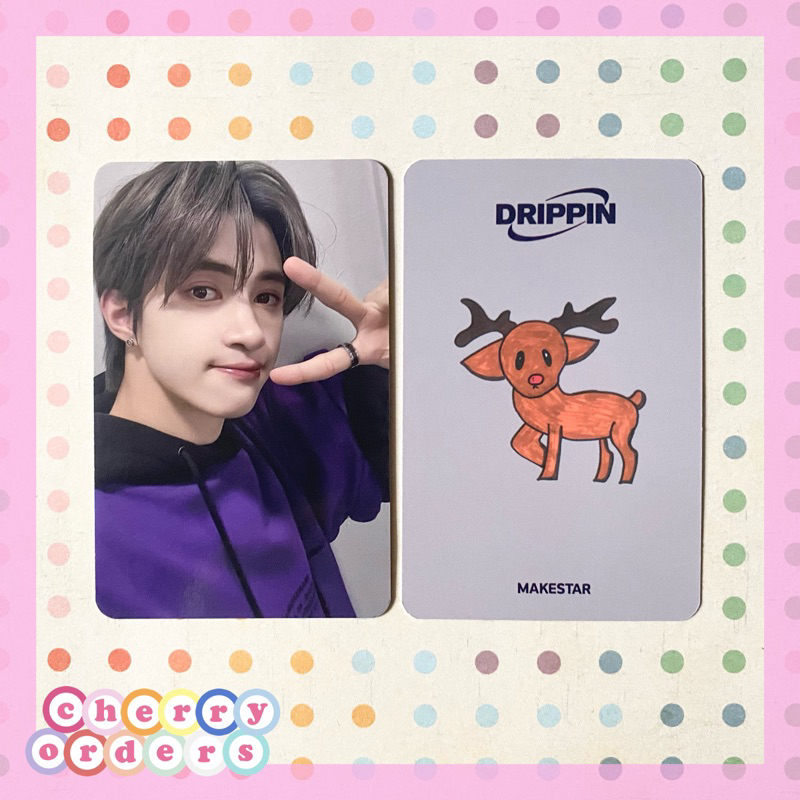 Drippin Hyeop Makestar photocard hot set Villain