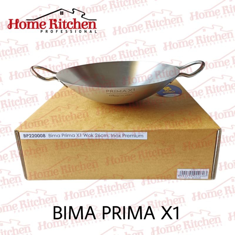 Jual BP220008 Bima Prima X1 Kuali Asian Wok 25cm Inox Premium | Shopee ...