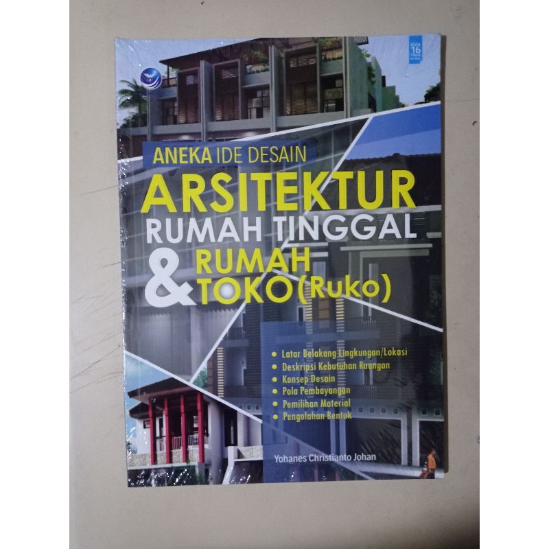 Jual Buku Aneka Ide Desain Arsitektur Rumah Tinggal Rumah Toko Ruko