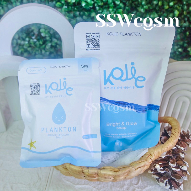 (BPOM) Kojic Plankton Bright & Glow Soap Starfish Serum & Soap