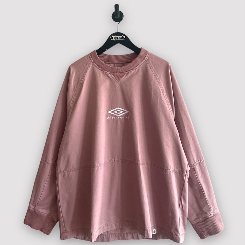 Jual Pretty Green X Umbro Cotton Training Top Pink Original Shopee