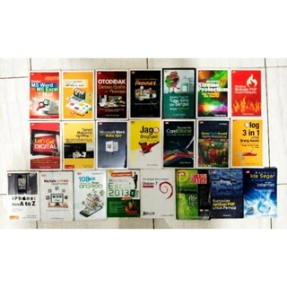 OBRAL BUKU KOMPUTER MURAH / ORIGINAL / PHOTOSOP / COREL DRAW