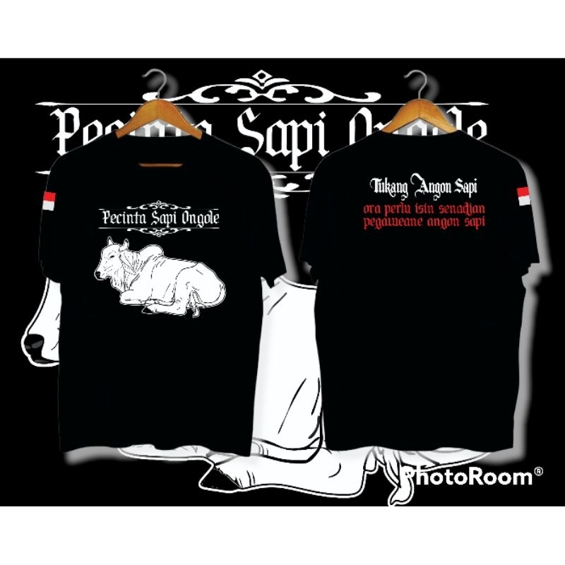 Jual kaos pecinta sapi ongole tukang angon sapi ojo isin senajan ...