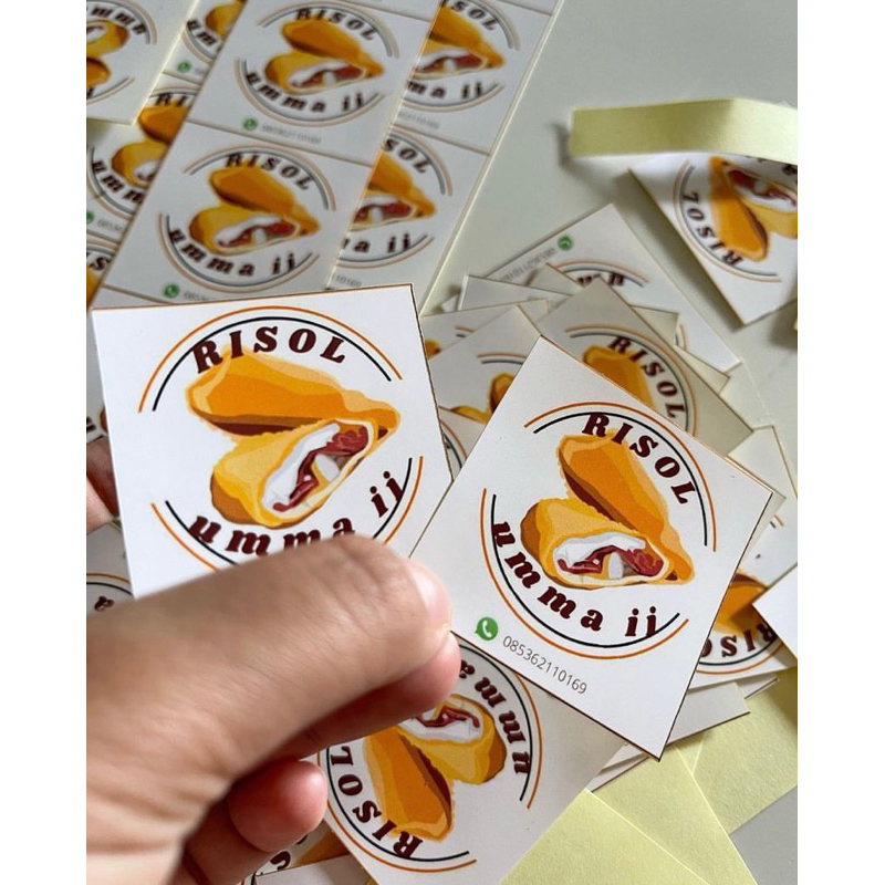 Jual STIKER & LABEL MURAH BISA CUSTOM (CETAK SAJA) | Shopee Indonesia