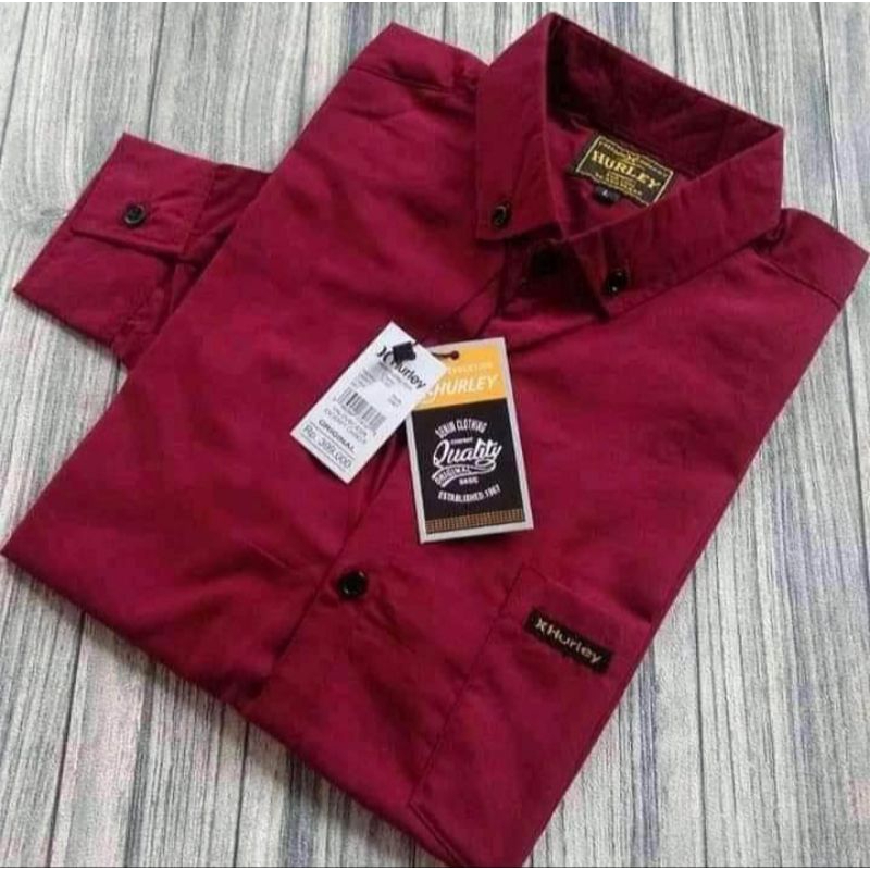 Jual KEMEJA HIJAU ARMY PANJANG HEM POLOS PRIA LENGAN PENDEK HIJAU ARMY