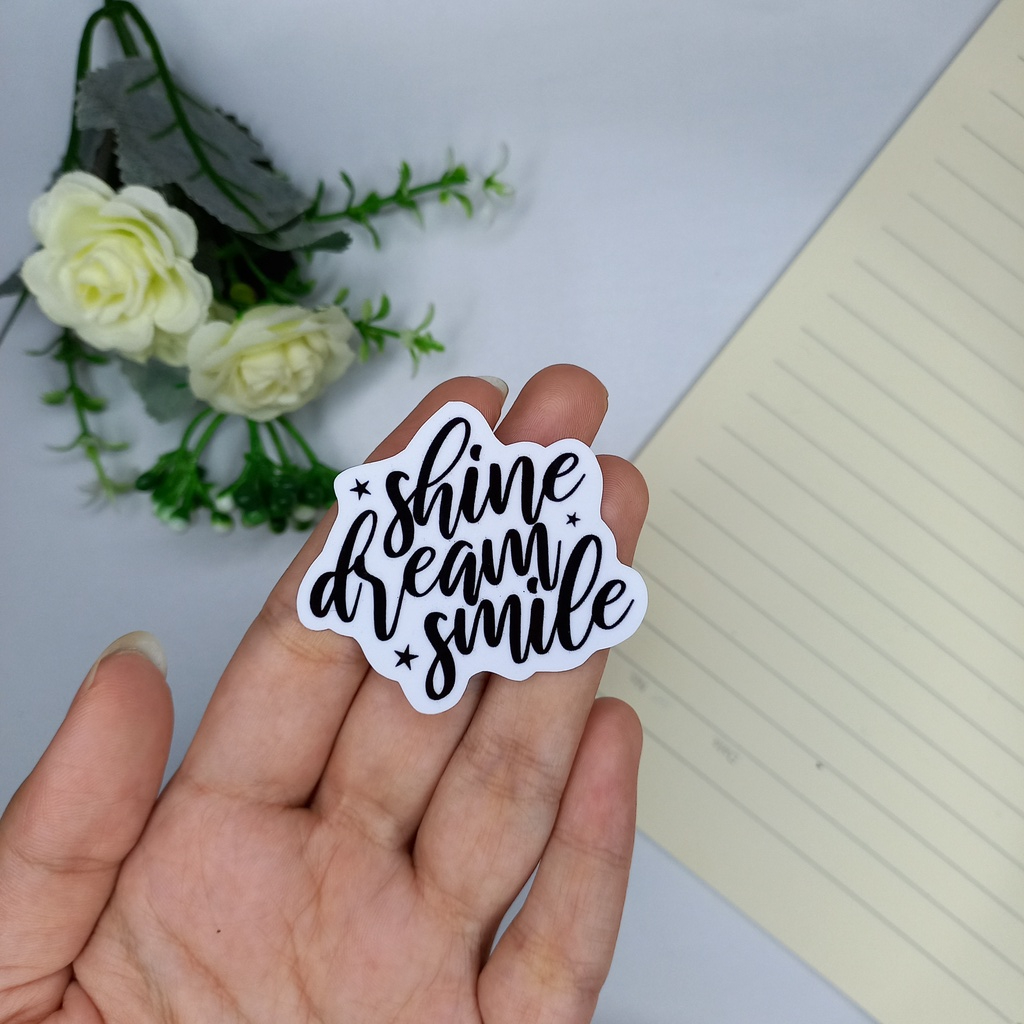 Jual Stiker Satuan Quotes Motivasi Monochrome PART 1 Black White ...