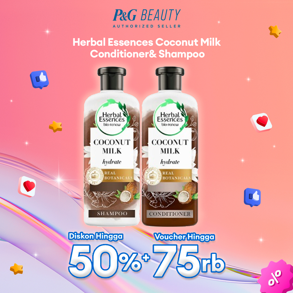 Jual Herbal Essences Sampo Dan Kondisioner Repair Coconut Milk Real Botanicals Perawatan Rambut 3720