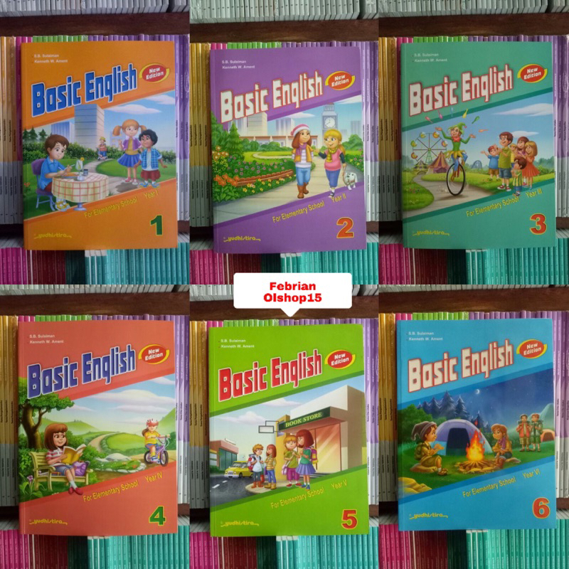 Jual BUKU BASIC ENGLISH SD/MI KELAS 1 2 3 4 5 DAN 6 REVISI K13N ...