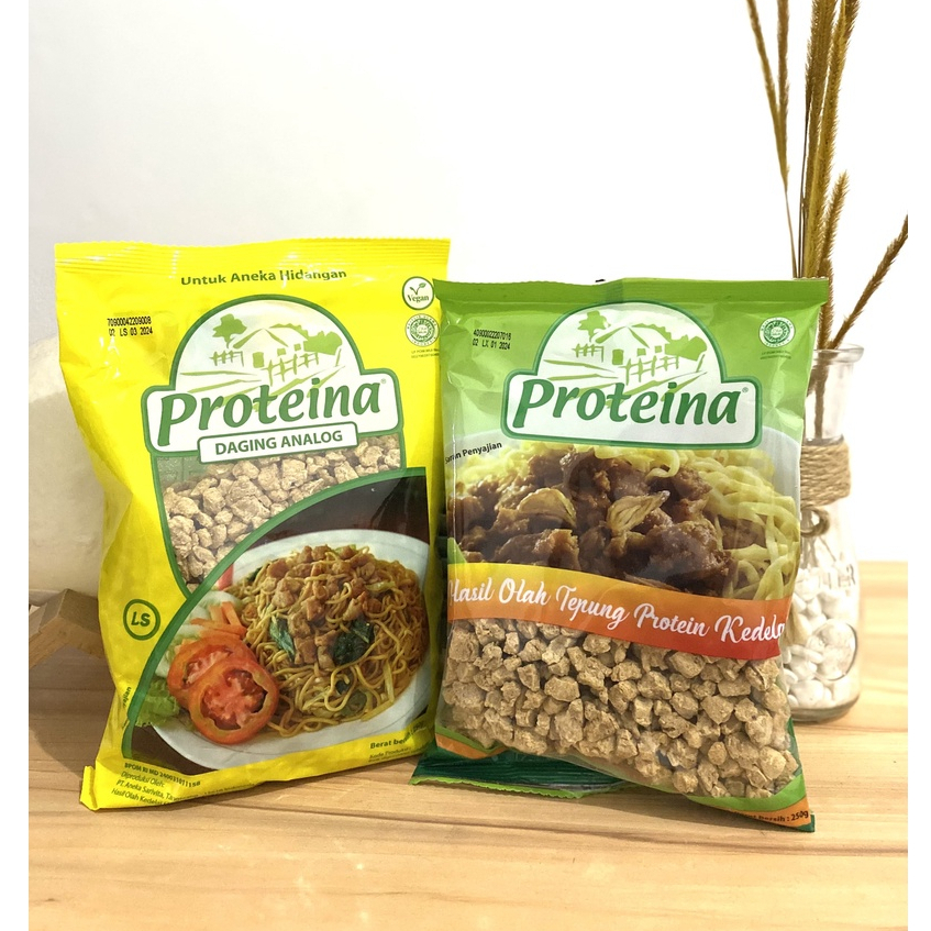 Jual Protena Proteina Daging Nabati Daging Vegetarian 250 Gr Shopee