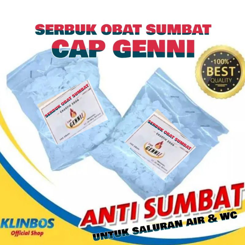 Jual GENNI SERBUK PELANCAR untuk saluran air/ WC tersumbat,NAOH FLAKE ...