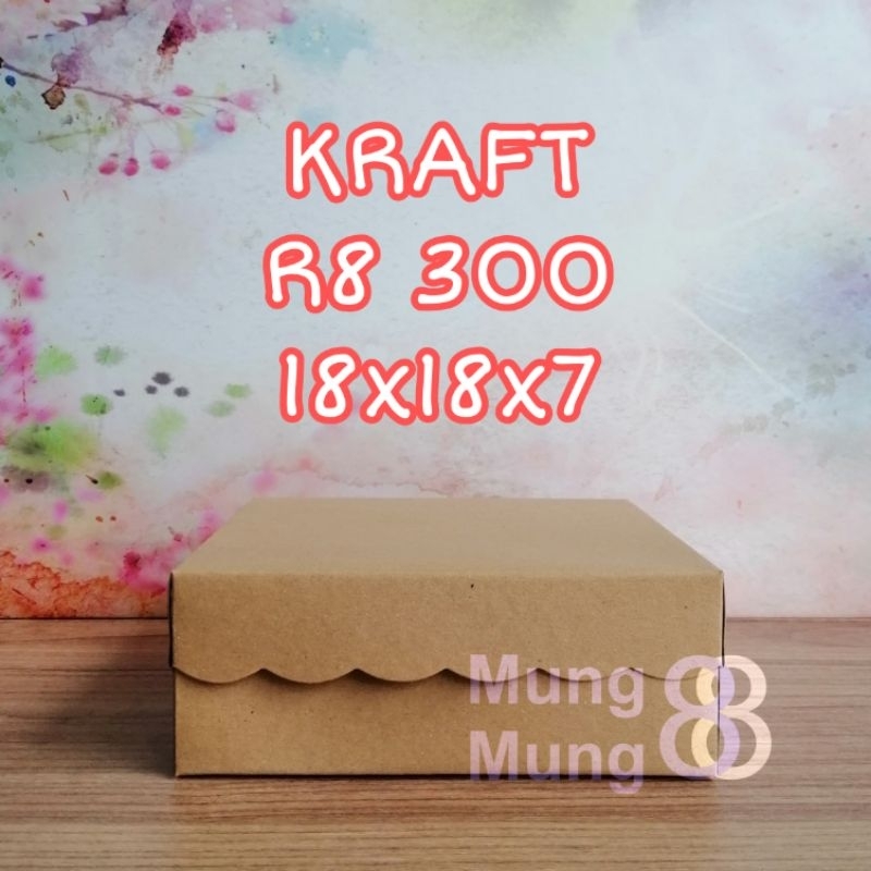 Jual Dus Nasi KRAFT 18 / Kotak Nasi KRAFT 18 / R8 KRAFT 300 AK | Shopee ...