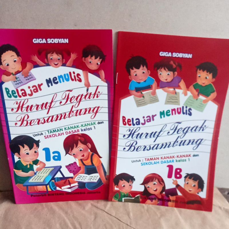 Jual Buku//menulis Huruf Tegak Bersambung 1a Dan 1b Untuk Anak | Shopee ...