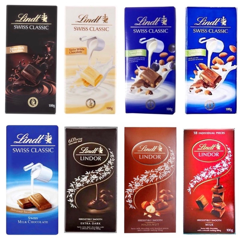 Jual Cokelat / Lindt / Lindor / Chocolate / Bar / Extra / Milk / Dark ...