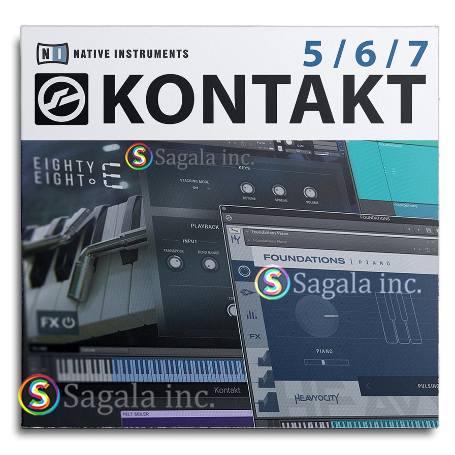 Jual Kontakt 5 6 7 WIN MAC Native Instruments DAW Recording