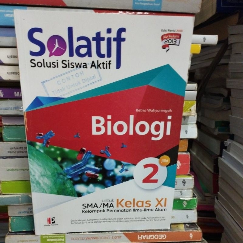 Jual Solatif solusi siswa aktif Biologi untuk SMA kelas 11 | Shopee ...