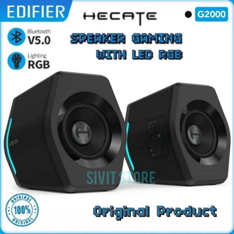 Jual EDIFIER Original Speaker Bluetooth Gaming Active Stereo RGB Light ...
