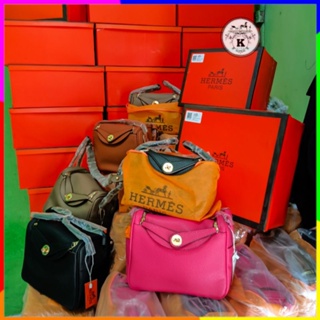 Tas import eks HERMES paris made in France lindy abu2 kecil ad