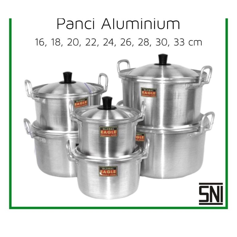Jual Global Eagle Panci polos panci air Ukuran 24 | Shopee Indonesia