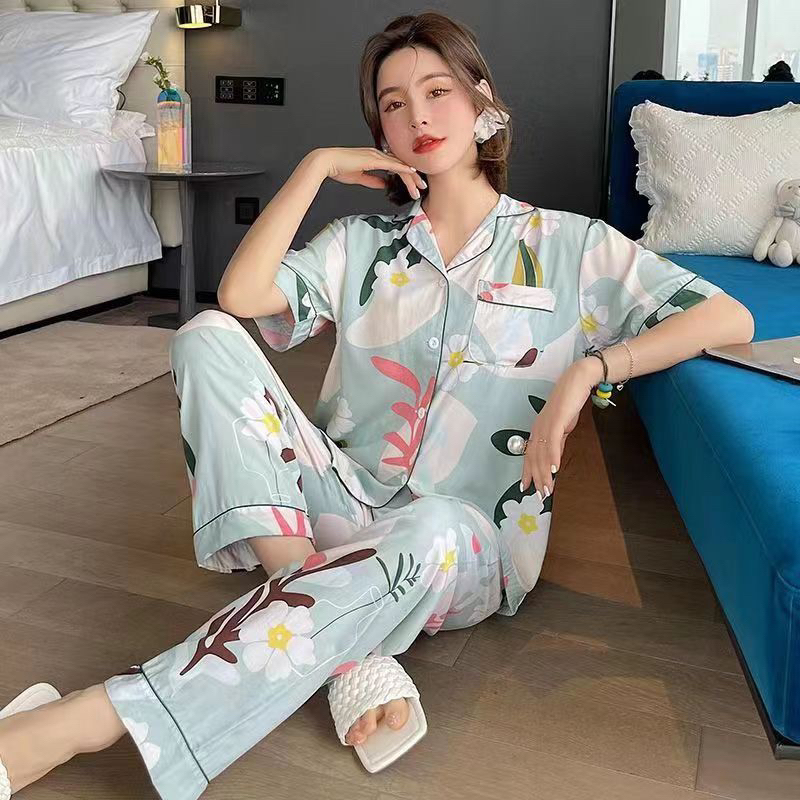Jual NEW!!! Ready Stock Baju Tidur Piyama Set Kemeja Celana Panjang ...