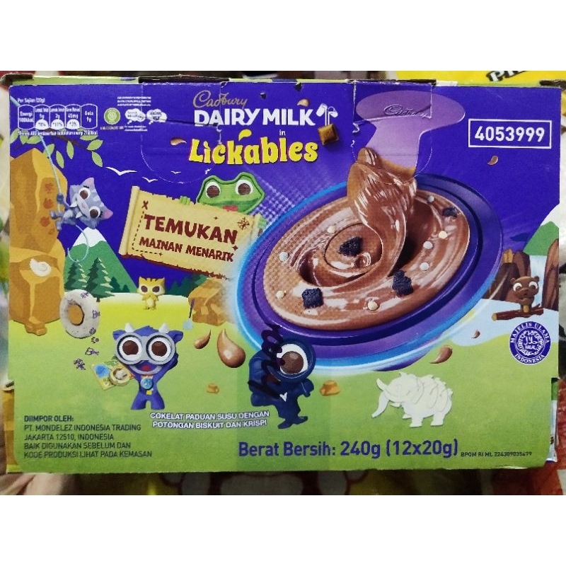 Jual Coklat Cadbury Dairy Milk Lickables (20gr) Shopee Indonesia