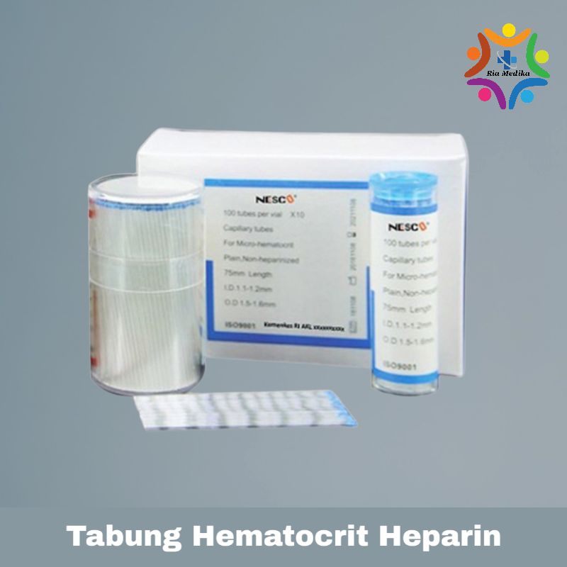 Jual Tabung Hematokrit Tabung Hematocrit Heparin Mikro Kapiler Shopee