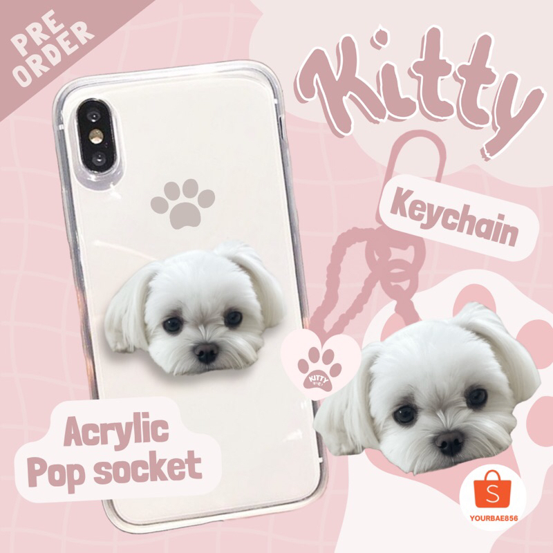 Jual [READY STOCK] Pop Socket & Keychain Kitty Son Ye Jin Yejinhand ...