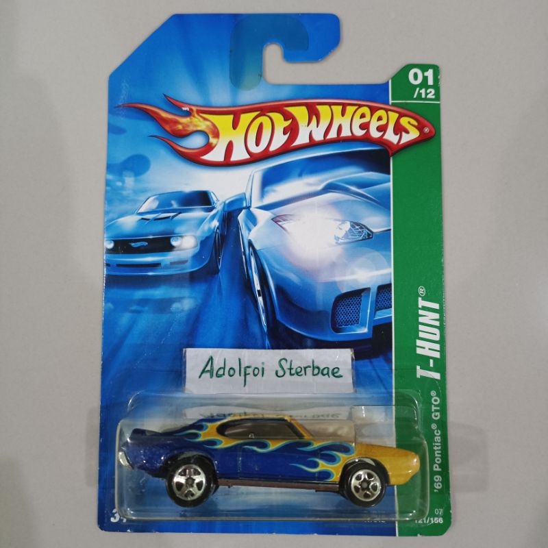 Jual hotwheels hot wheels '69 pontiac gto t hunt thunt treasure