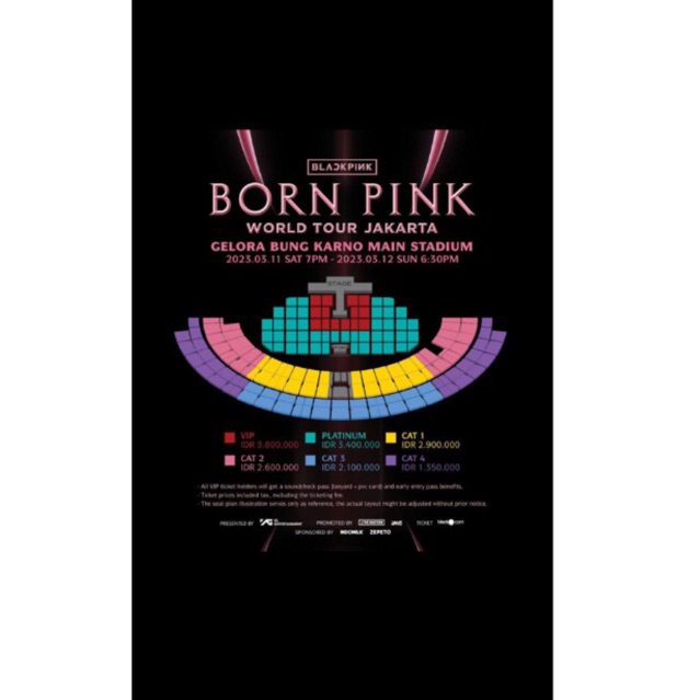 Jual BLACKPINK CONCERT TICKET Shopee Indonesia