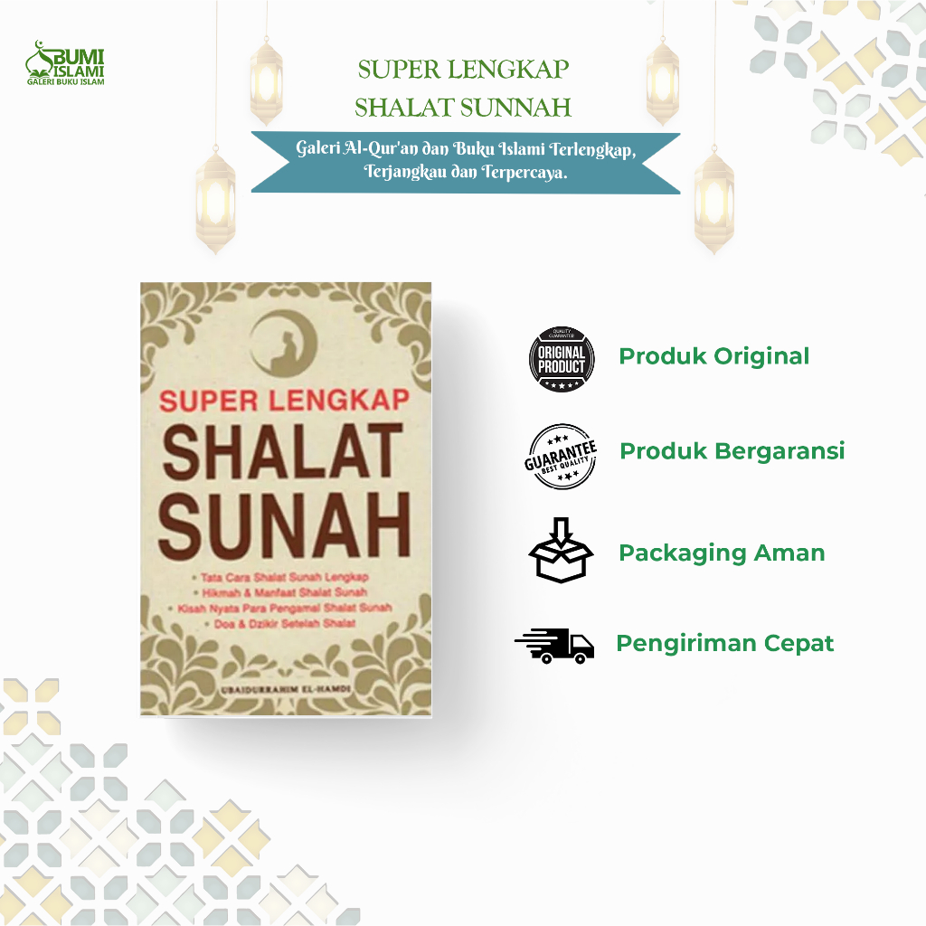 Jual Buku Agama - Super Lengkap Shalat Sunnah - Wahyu Qolbu - Bumi ...