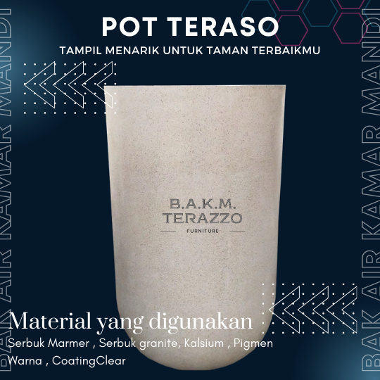 Jual Pot Teraso Putih Glossy Tipe Apollo Pot Tanaman Mewah Marmer Shopee Indonesia