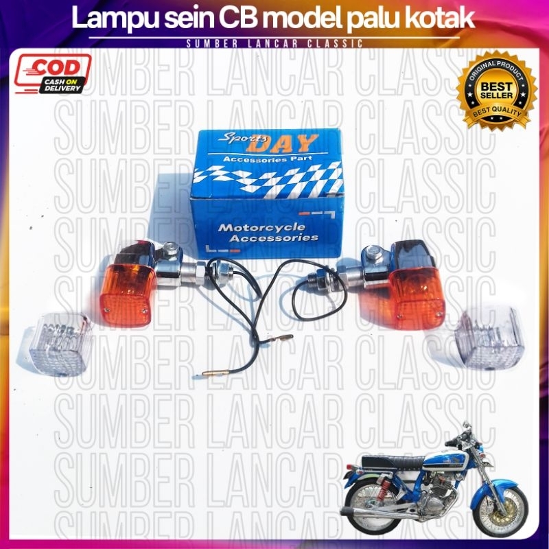 Jual Lampu Sein Riting Cb Model Palu Kotak Shopee Indonesia