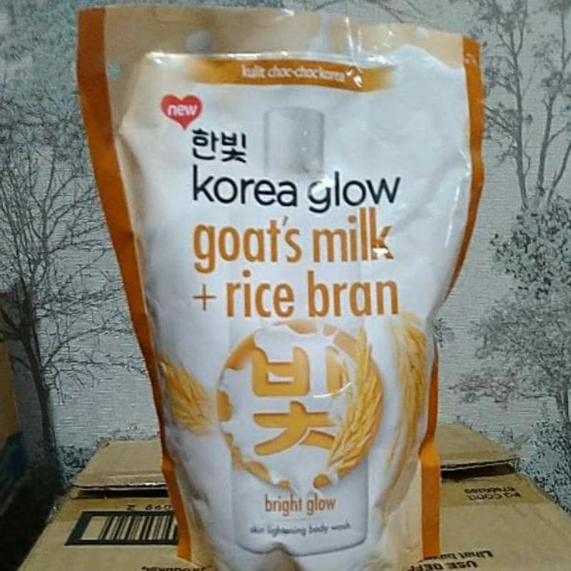 Jual Korea glow Goat + Rice bran 400ml Shopee Indonesia