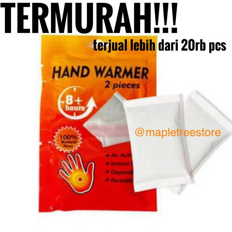 Jual Handwarmer penghangat tangan 2 buah Hand Warmer Gaming 2 Pieces