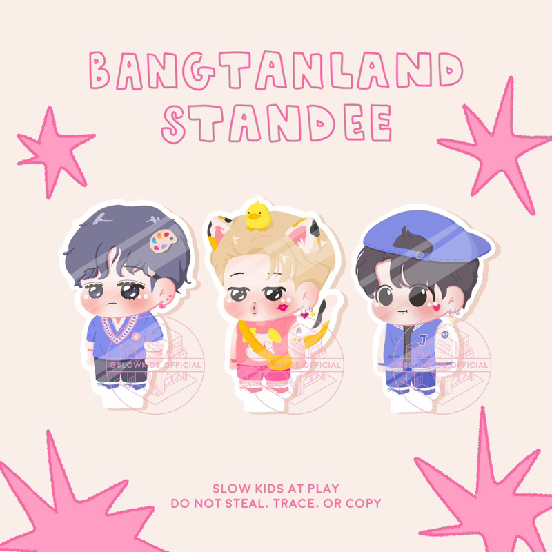 Jual BANGTANLAND ACTION FIGURES STANDEE | slow kids at play | Shopee ...