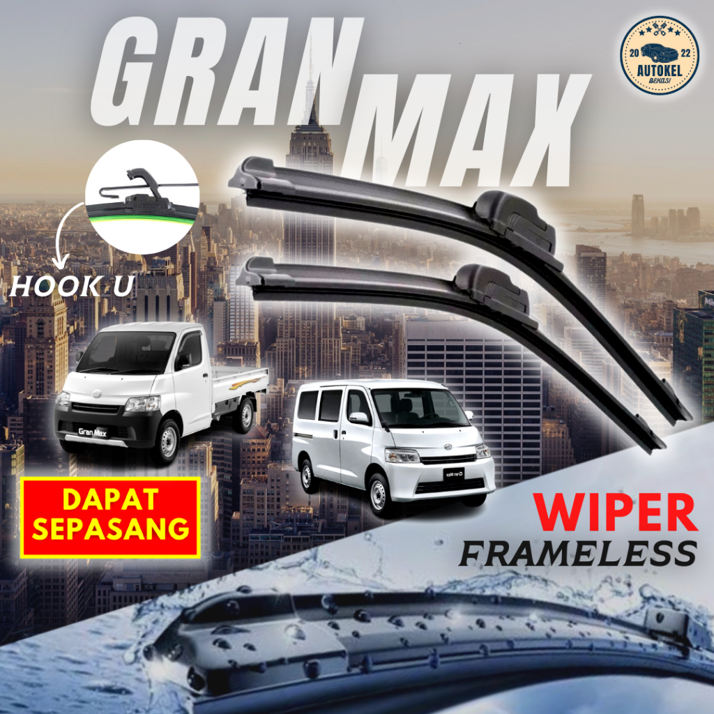 Jual Wiper Frameless Mobil Daihatsu Gran Max Pick Up Blind Van Pcs Atau Pasang Wifer