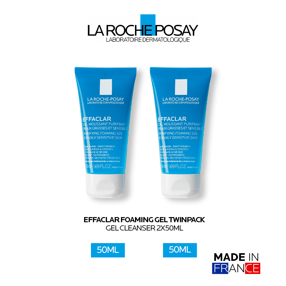 Jual La Roche Posay Effaclar Foaming Gel Mini Twinpack - Facial Wash ...