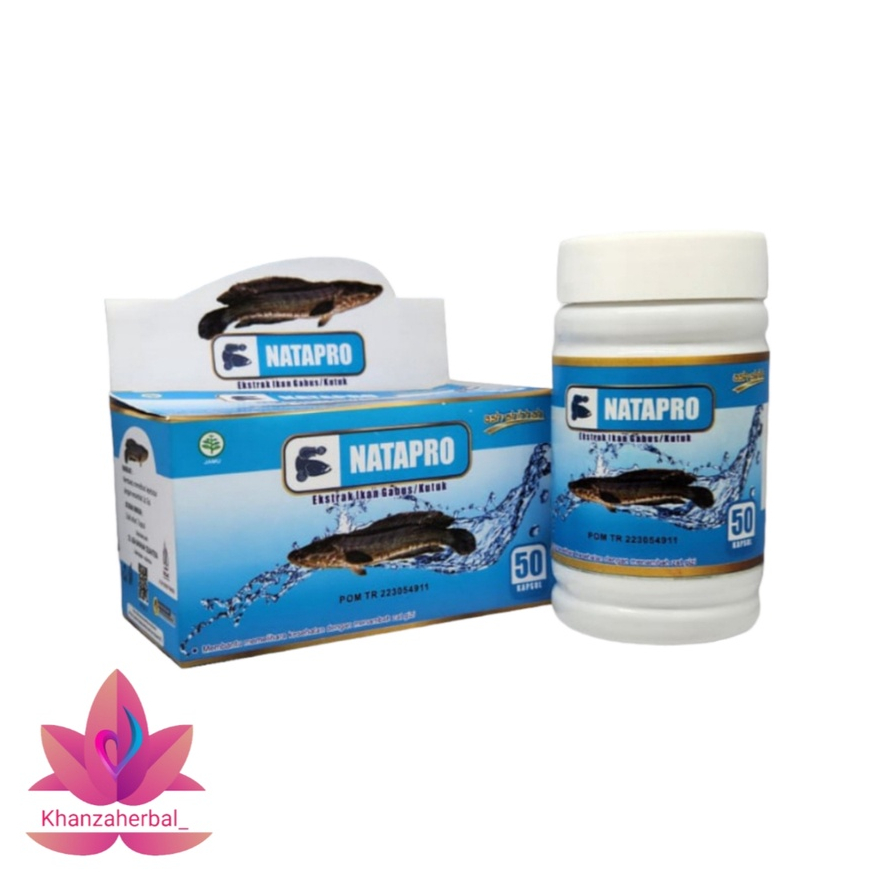 Jual Natapro Ekstra Ikan Gabus | Pro Albumin Natapro Ikan Kutuk 50 ...